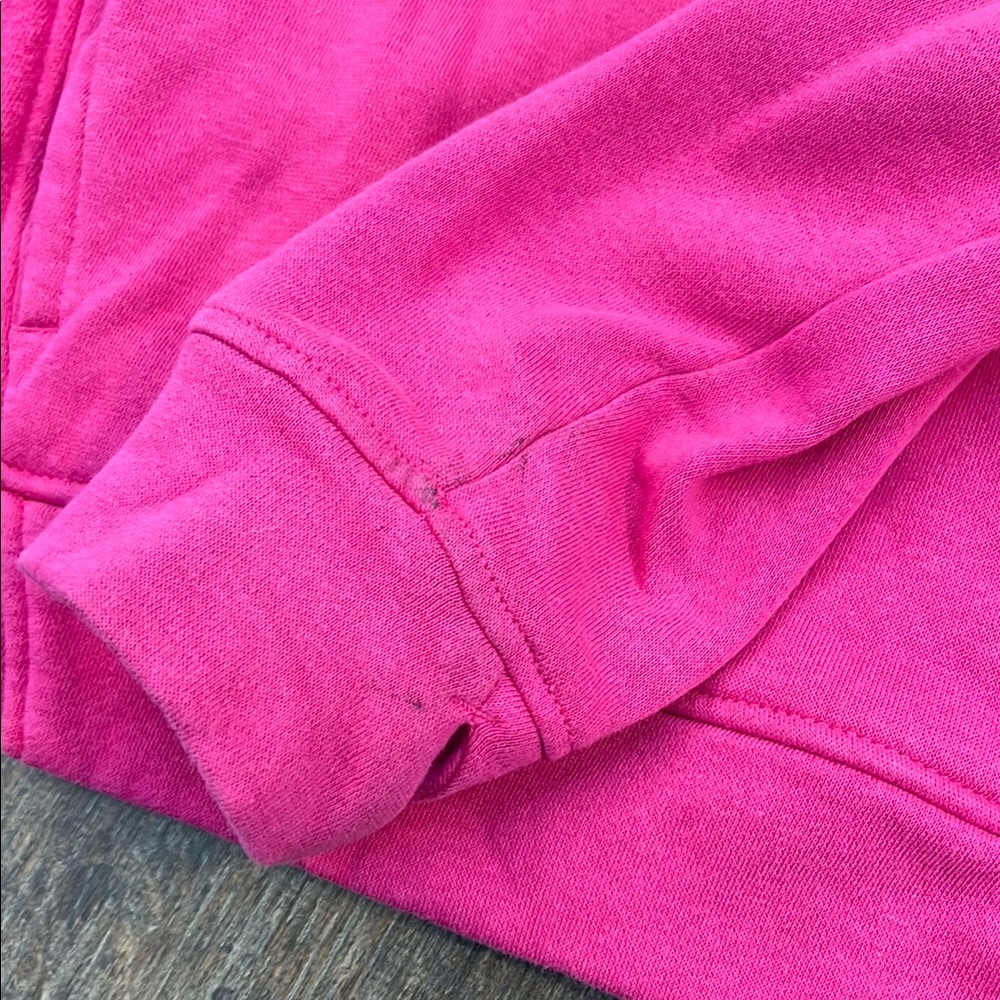 bcg Pink Hoodie with Heart Design and Long Sleeves - Picture 9 of 12